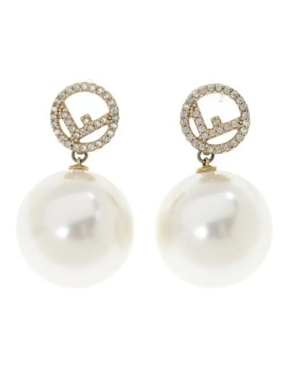 Fendi Earrings White